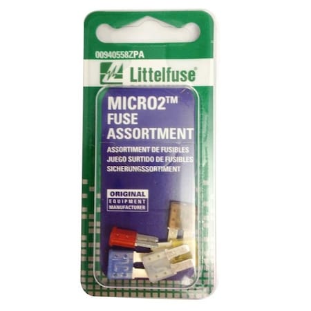 Littelfuse Fuse - Micro2 32V Assortment 5-Pc Card 00940558ZPA